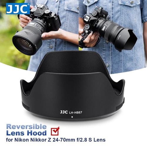 Jjc Hb-87 Lens Hood Shade Reversible For Nikon Nikkor Z 24-70mm F/2.8 S On Z8 Z9