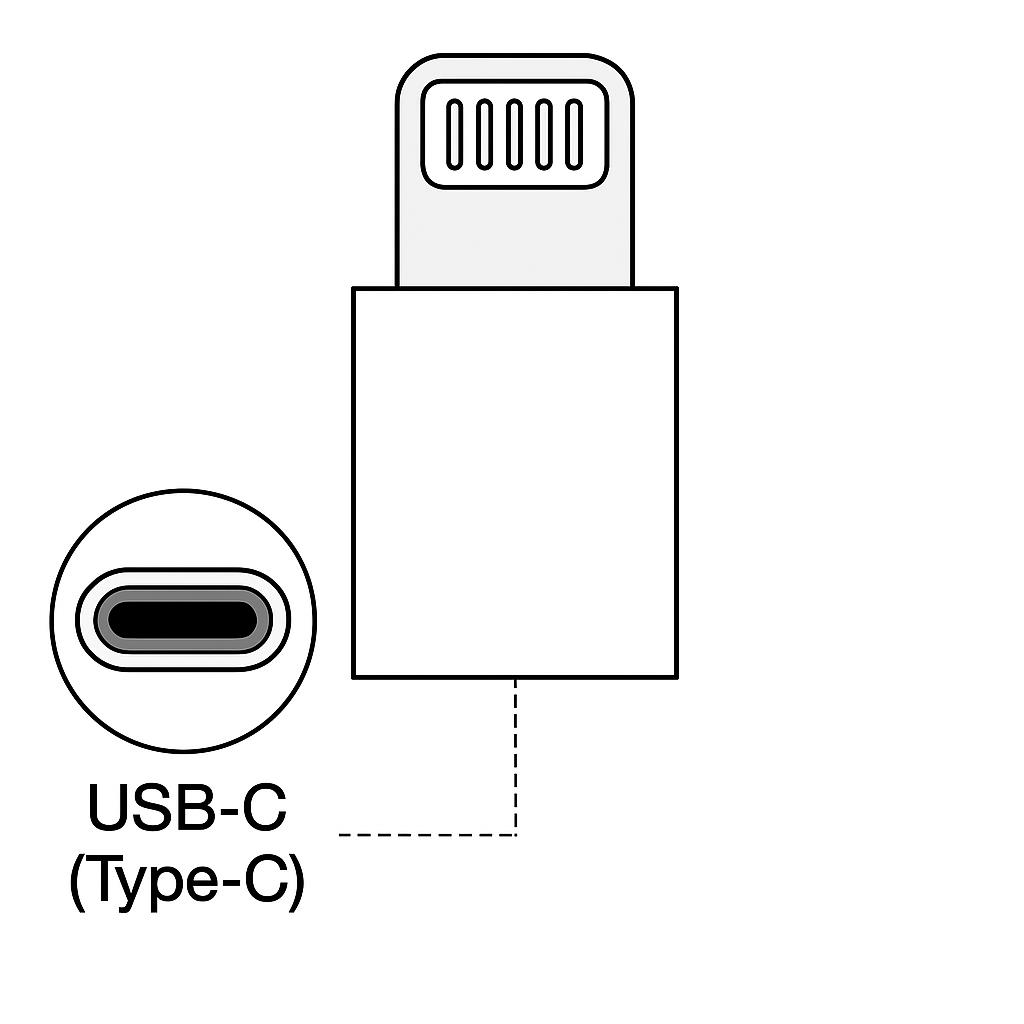 Usb C To Iphone Charger Adapter Fast Converter Usb C Type C Female To Iphone