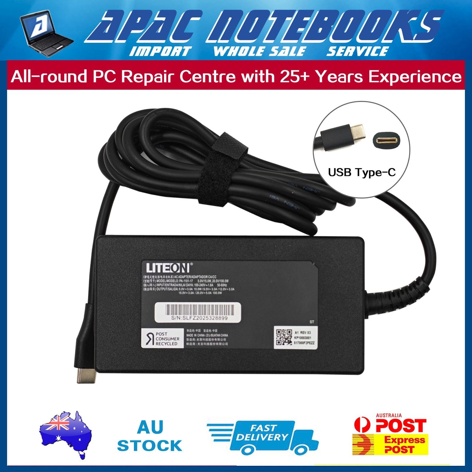 Genuine 100w Usb Type-c Charger Acer Swift Go 16 Sfg16-72 Sfg16-72t Sfg16-73/73t