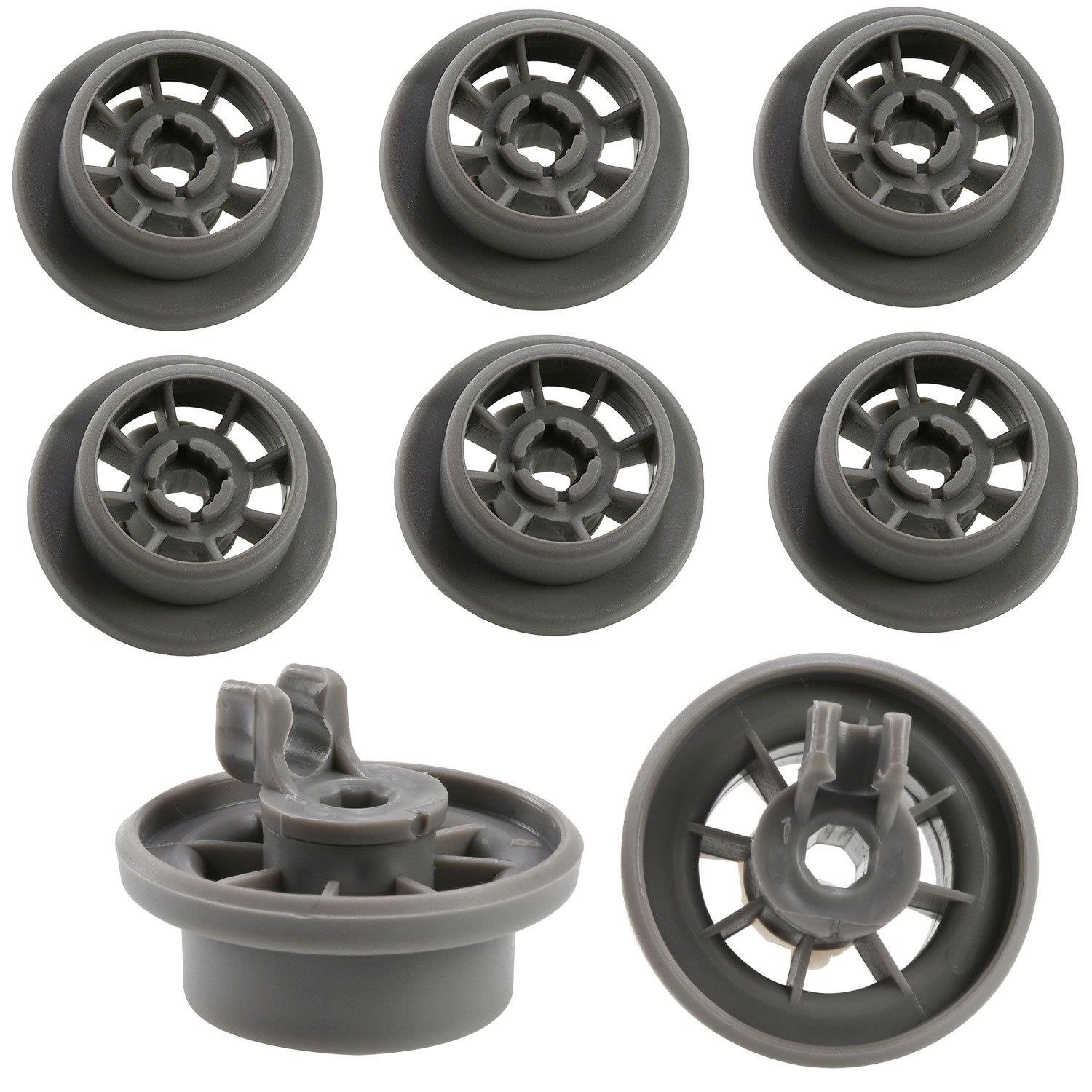8x Diswasher Lower Bakset Wheel For Lg Xd Series Xd3a15mb Xd5b14wh Xd3a25bs