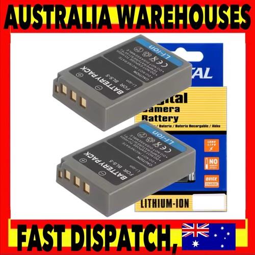 2x Battery For Olympus Bls-5,bls5,bls-50,om-d E-m10, Stylus 1, Stylus