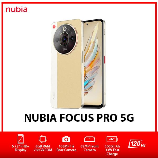 Zte Nubia Focus Pro 5g Unlocked Dual Sim Android Mobile Phone – Brown/8gb+256gb