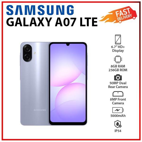 Samsung Galaxy A07 Lte 8gb+256gb Violet Dual Sim Unlocked Android Smartphone Au