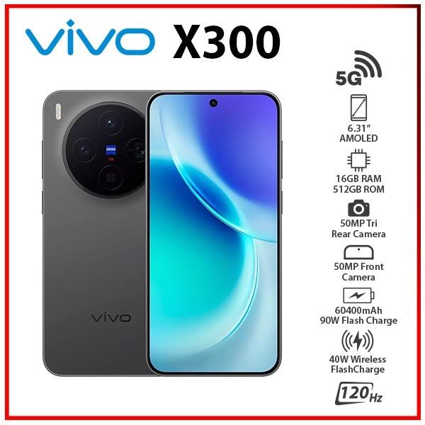 (new) Vivo X300 5g 16gb+512gb Black Dual Sim Unlocked Android Mobile Phone Au