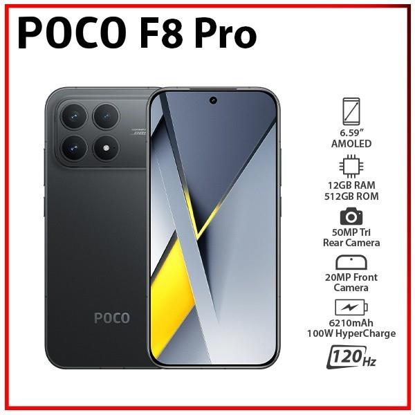 Xiaomi Poco F8 Pro 5g Black 12gb+512gb Dual Sim Unlocked Android Mobile Phone Au