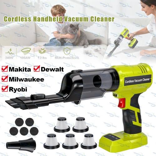 Handheld Cordless Vacuum Cleaner For Makita /milwaukee /dewalt/ryobi 18v Battery