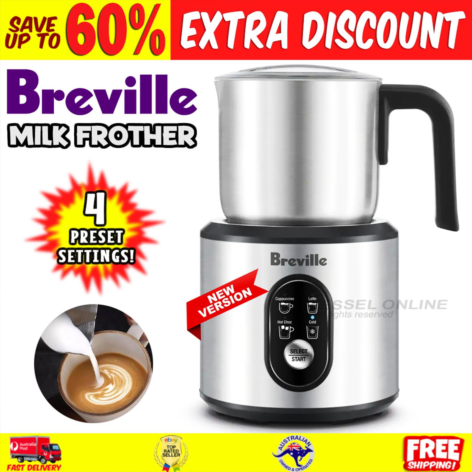 Breville Milk Frother Coffee Warmer Froth Electric Automatic Cappuccino Espresso