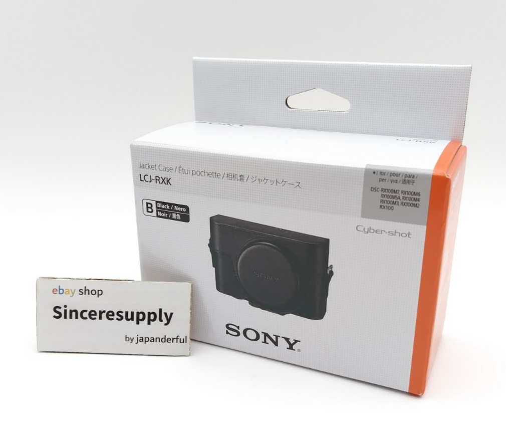 Sony Lcj-rxk Rx100 Series Jacket Case Black For Cyber Shot Compact Cameras