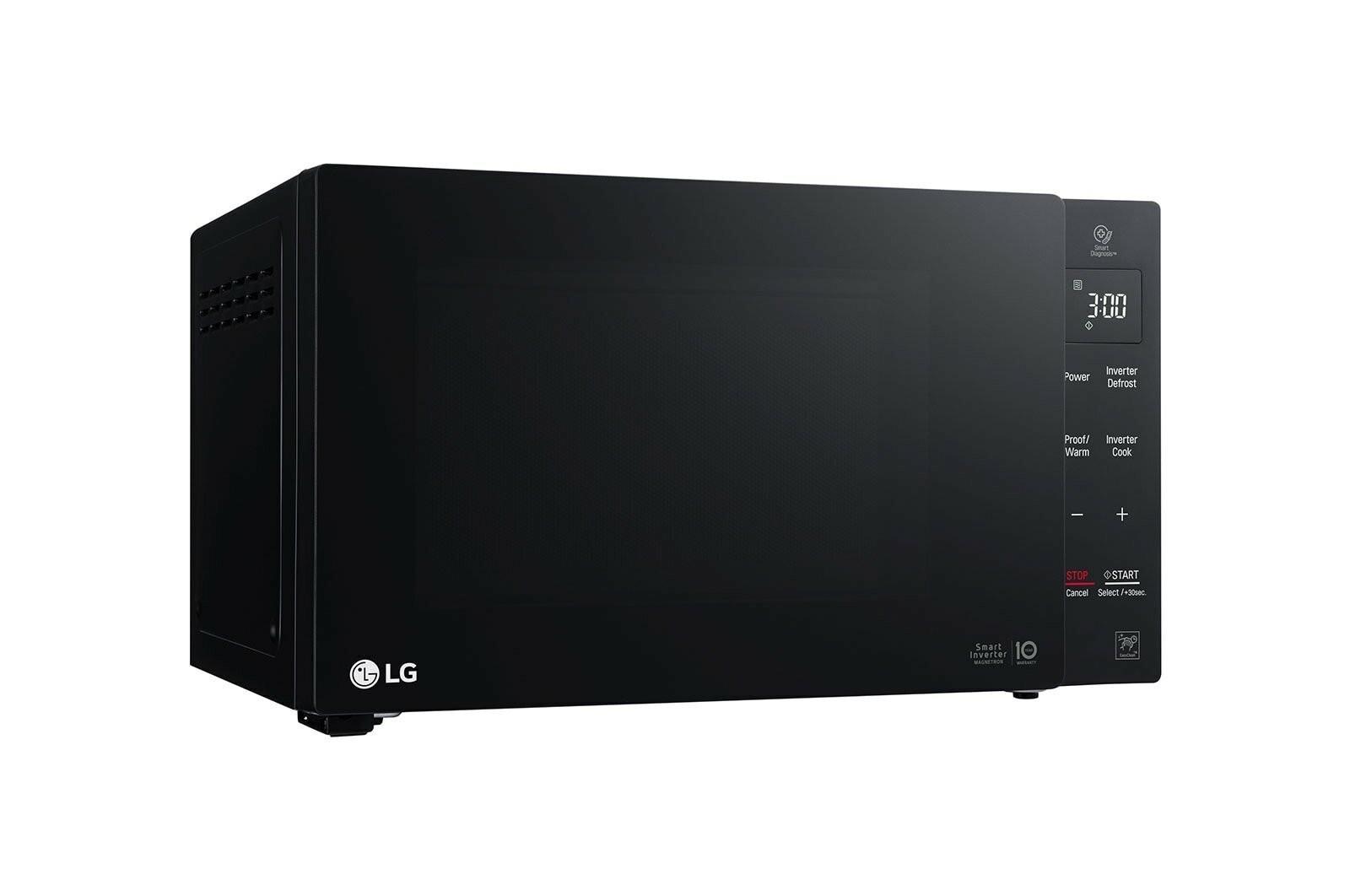 Lg 42l Smart Inverter Microwave Oven In Black Anti-bacterial Quick Start Cooker