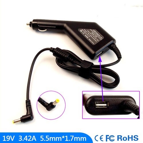 Laptop Dc Adapter Car Charger Power For Acer Travelmate 4050wlmi 4060lmi