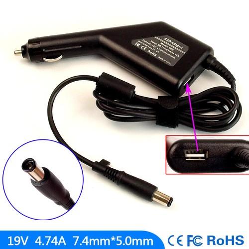 Laptop Dc Adapter Car Charger Usb Power For Hp Pavilion Dv7-4058ca Dv7-4060eb