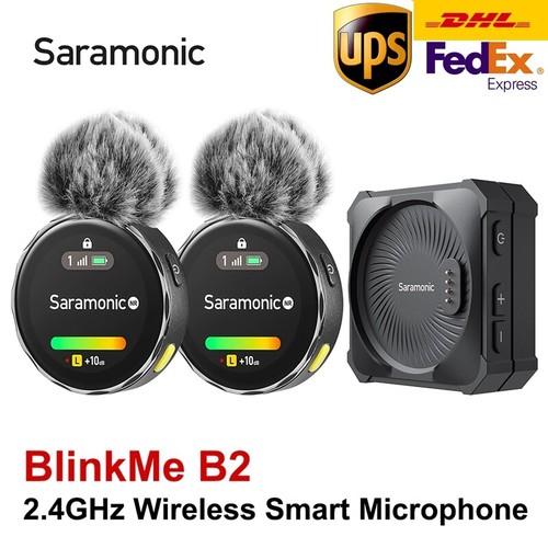 Saramonic Blinkme B2 Wireless Smart Microphone Touch Screen Dual-channel 2.4ghz