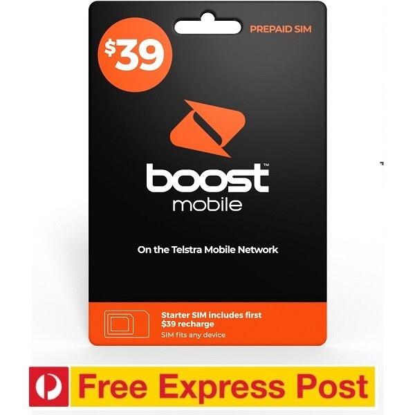Free Express Post $39 Boost Mobile Pre-paid Sim Cards 4g/5g Enabled