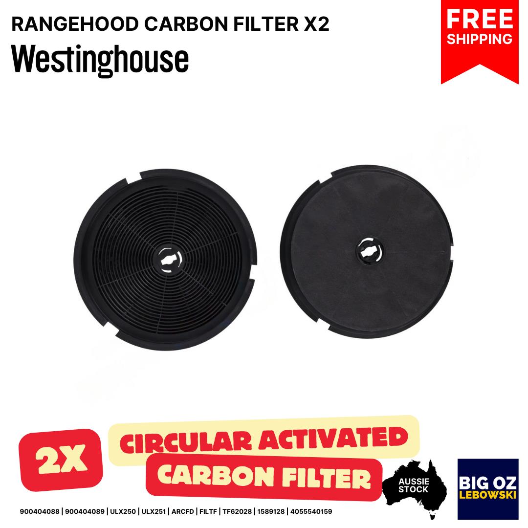 2-pack Carbon Filter For Westinghouse Wrf610sa Rangehood - Free Shipping