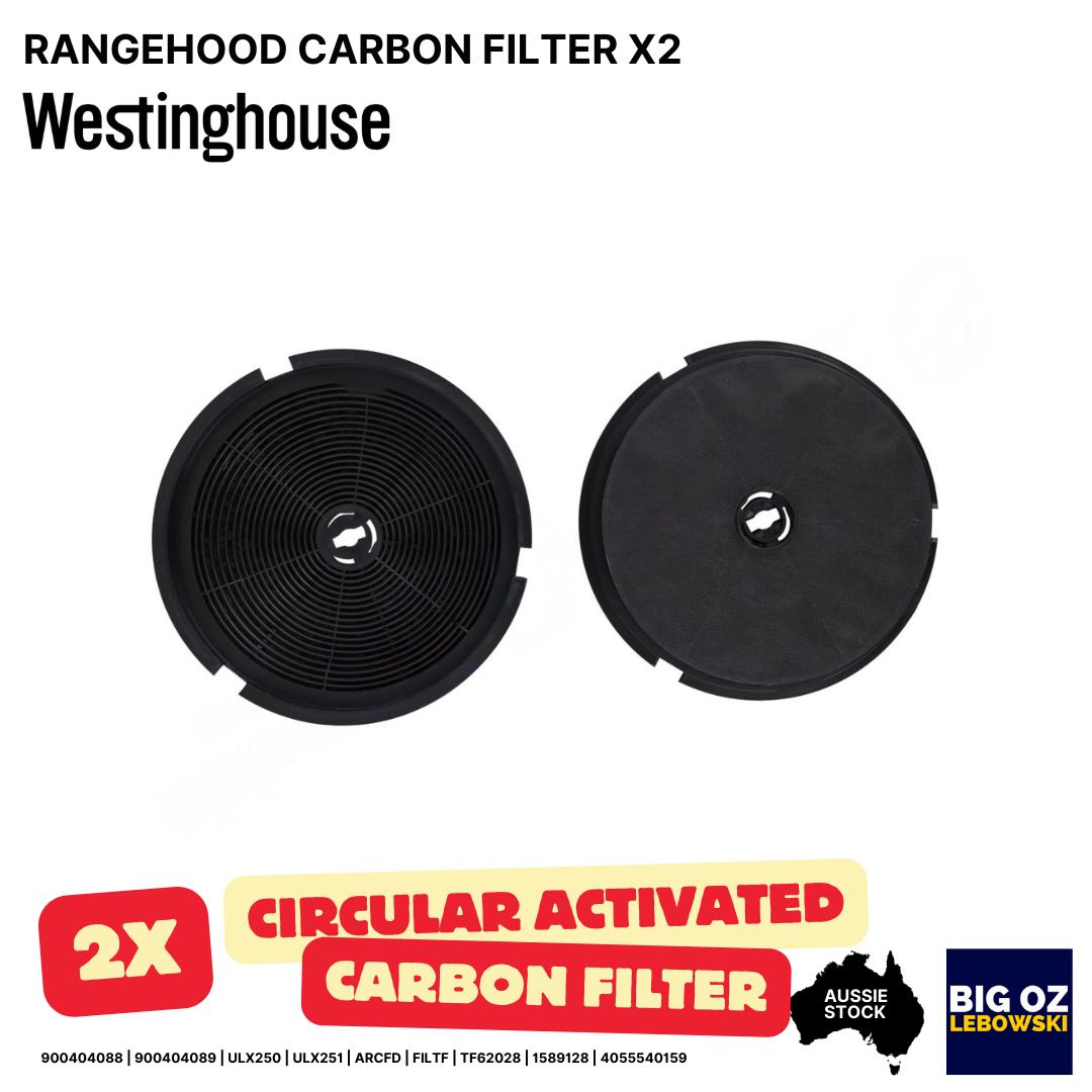2-pack Activated Carbon Filters For Westinghouse Wrf610sa Rangehood