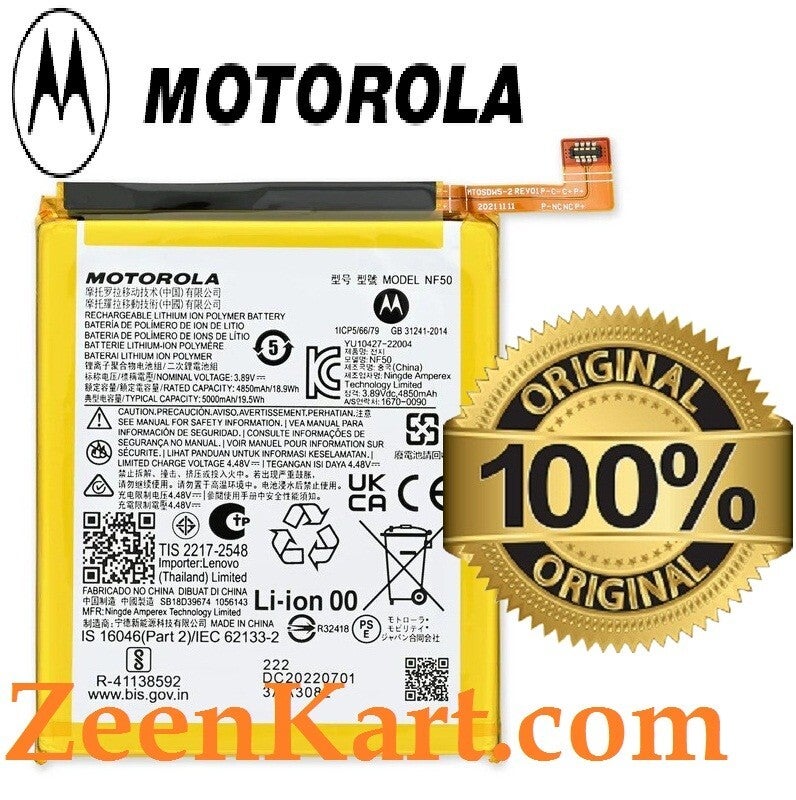 Genuine Motorola Edge 2022 Nf50 Battery