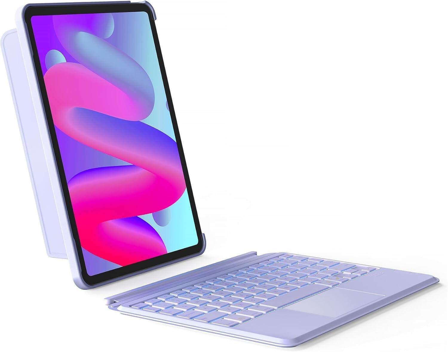 Ipad Pro 11 Inch Case With Keyboard, Compatible With Ipad Air 11inch M3/m2,
