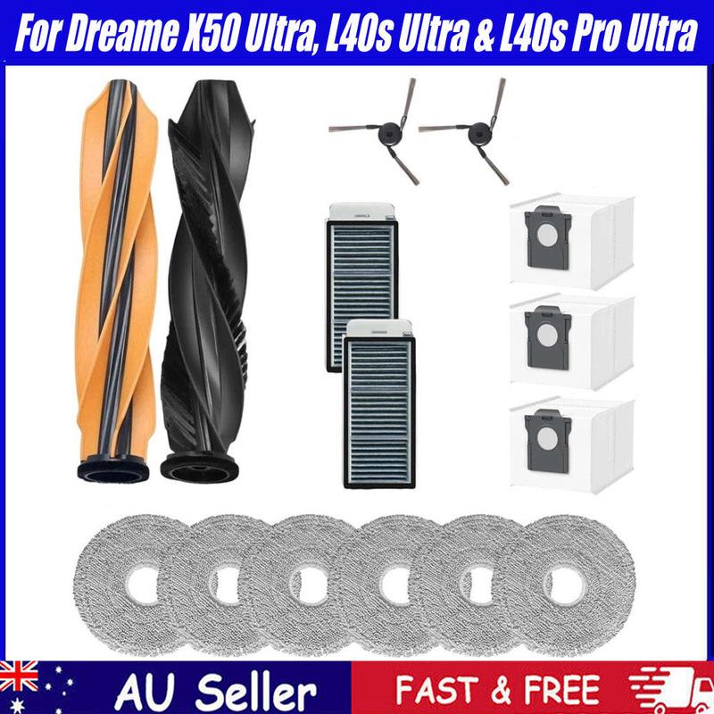 Accessories Kit For Dreame X50 Ultra, L40s Ultra & L40s Pro Ultra Robot Vacuums