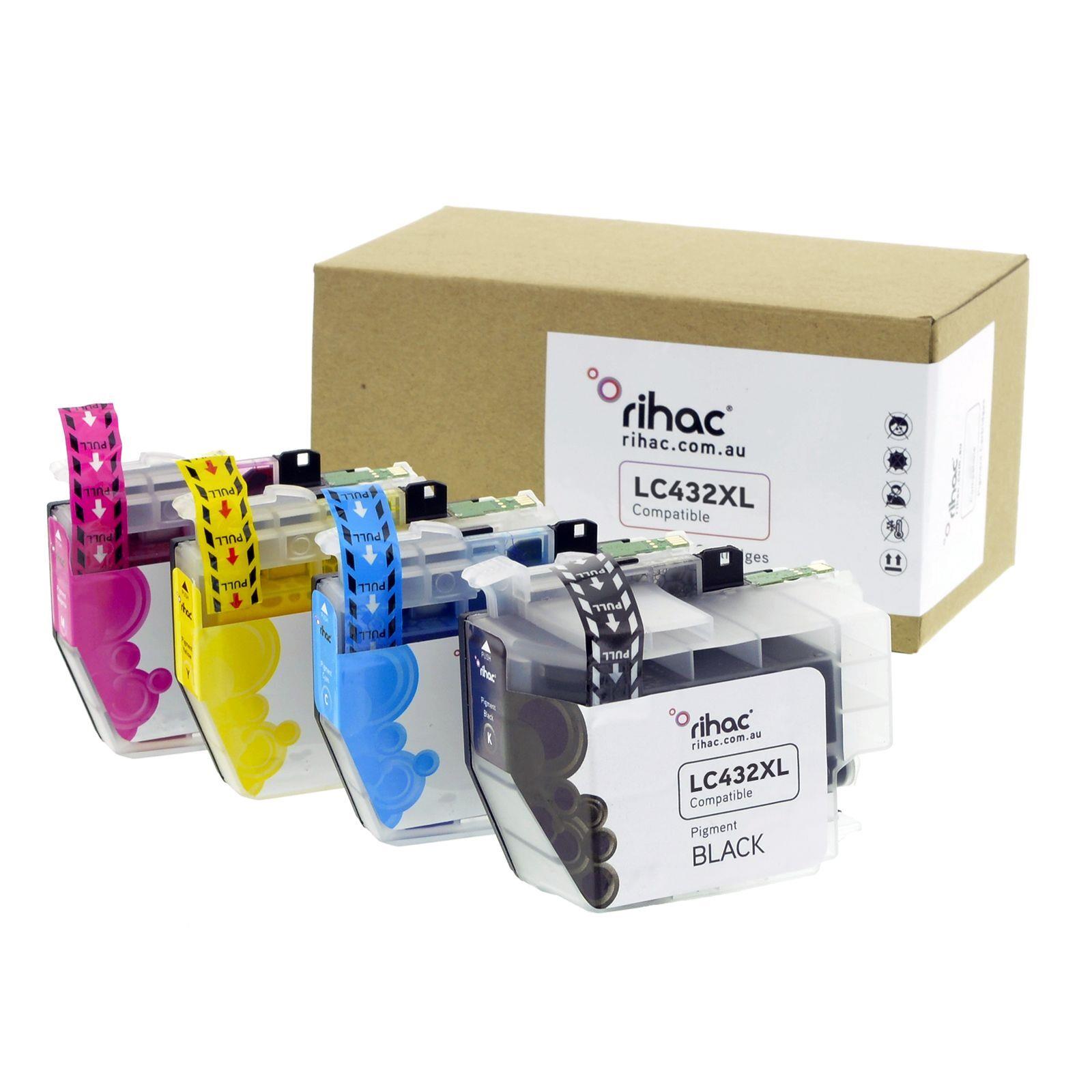Brother Lc432xl Compatible Pigment Ink Cartridge Set Mfc-j5340dw 5740dw Lc-432