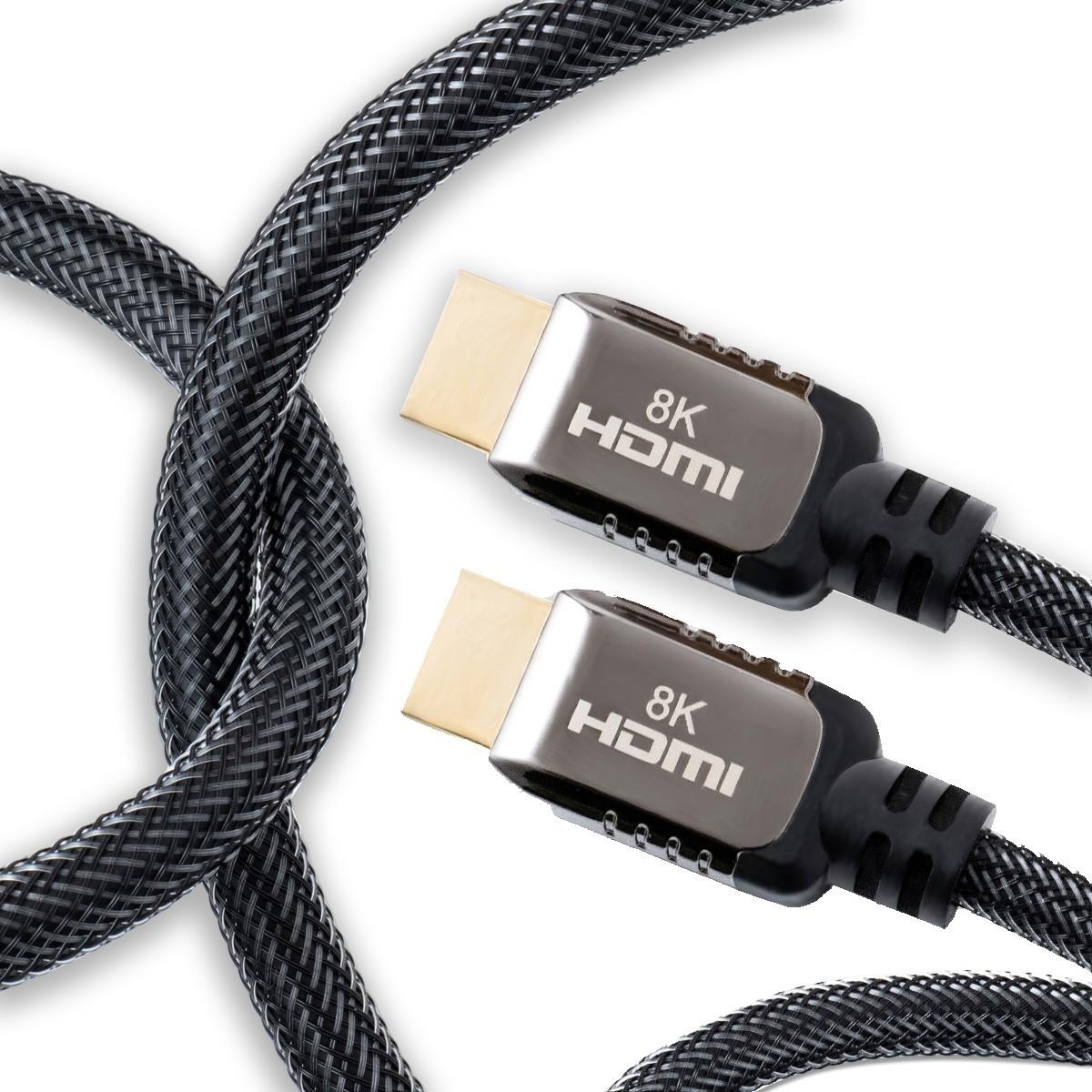 8k Hdmi 2.1 Cable 48gbps Ultra Hd Compatible With Samsung Lg Sony Roku Apple Tv
