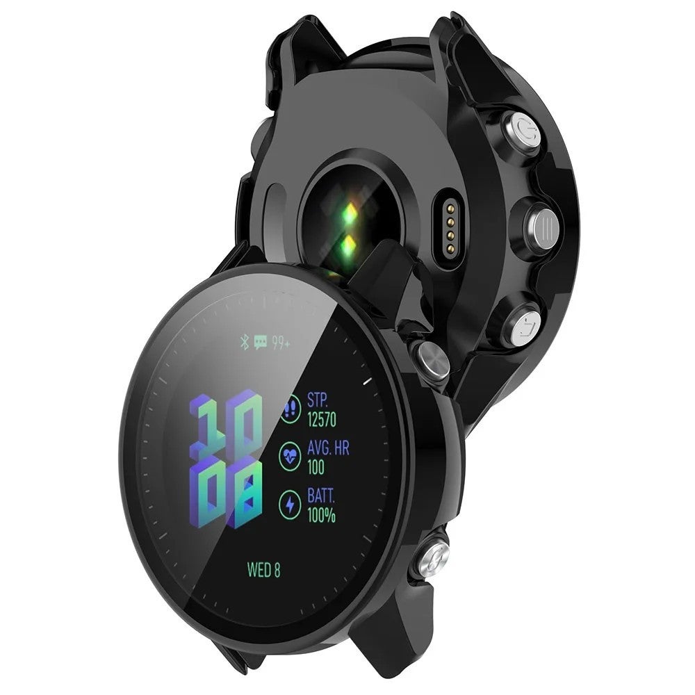 Black Forerunner 265s Protective Pc Watch Case For Garmin Forerunner