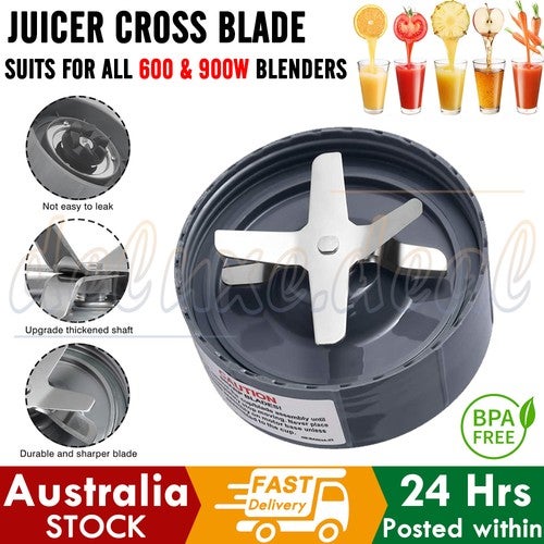 Blender Pro Replacement Extractor Cross Blade For Nutribullet 900w 600w Model Au
