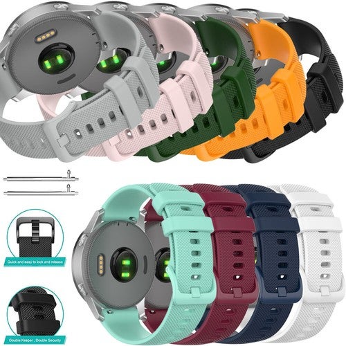 Silicone Wristband Strap For Garmin Vivoactive 4 3 Music Venu Forerunner 245 745