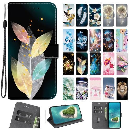 For Motorola Moto G75 G85 G35 G73 G55 G35 Leather Cover Flip Wallet Case Cover