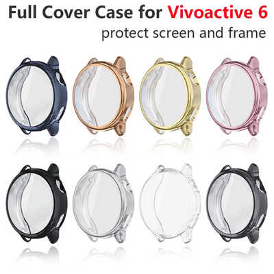 For Garmin Vivoactive 6 Shockproof Case Cover Silicone Bumper Protector