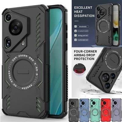 For Huawei Pura 70 Ultra Honor 400pro Magnetic Rugged Case Shockproof Back Cover