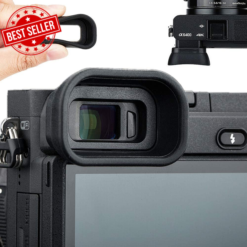 Soft Silicon Camera Viewfinder Eyecup Eyepiece Eyeshade For Sony A6600 A6500 A64