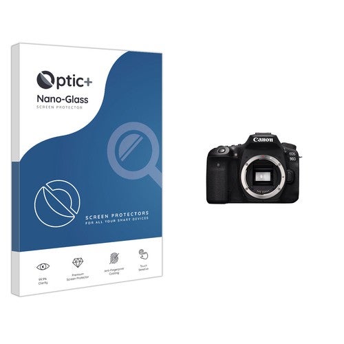 Optic+ Nano Glass Screen Protector For Canon Eos 90d