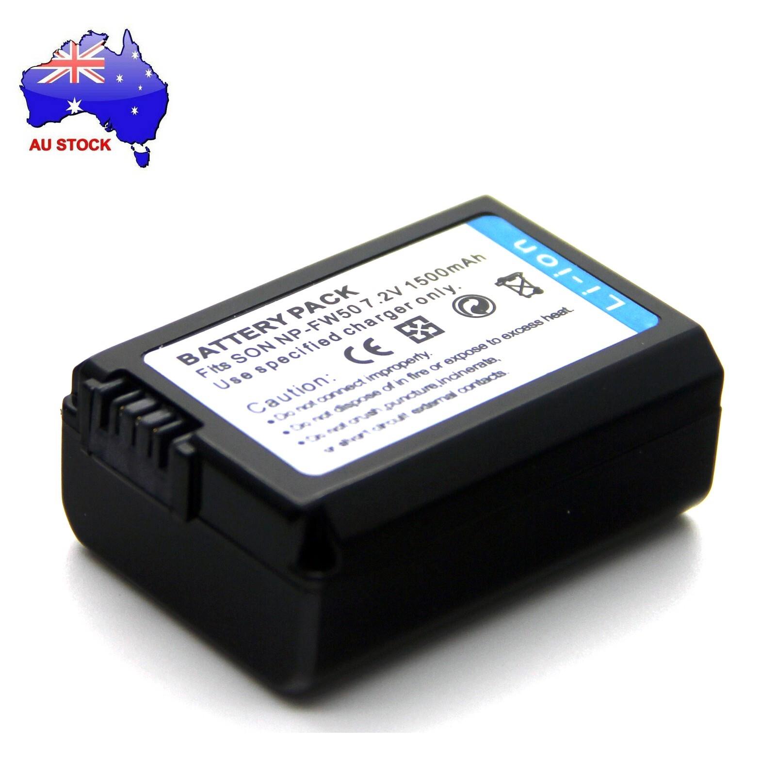 Aus Np-fw50 Battery For Sony Alpha A3000 A5000 A5100 A6000 A6300 A6400