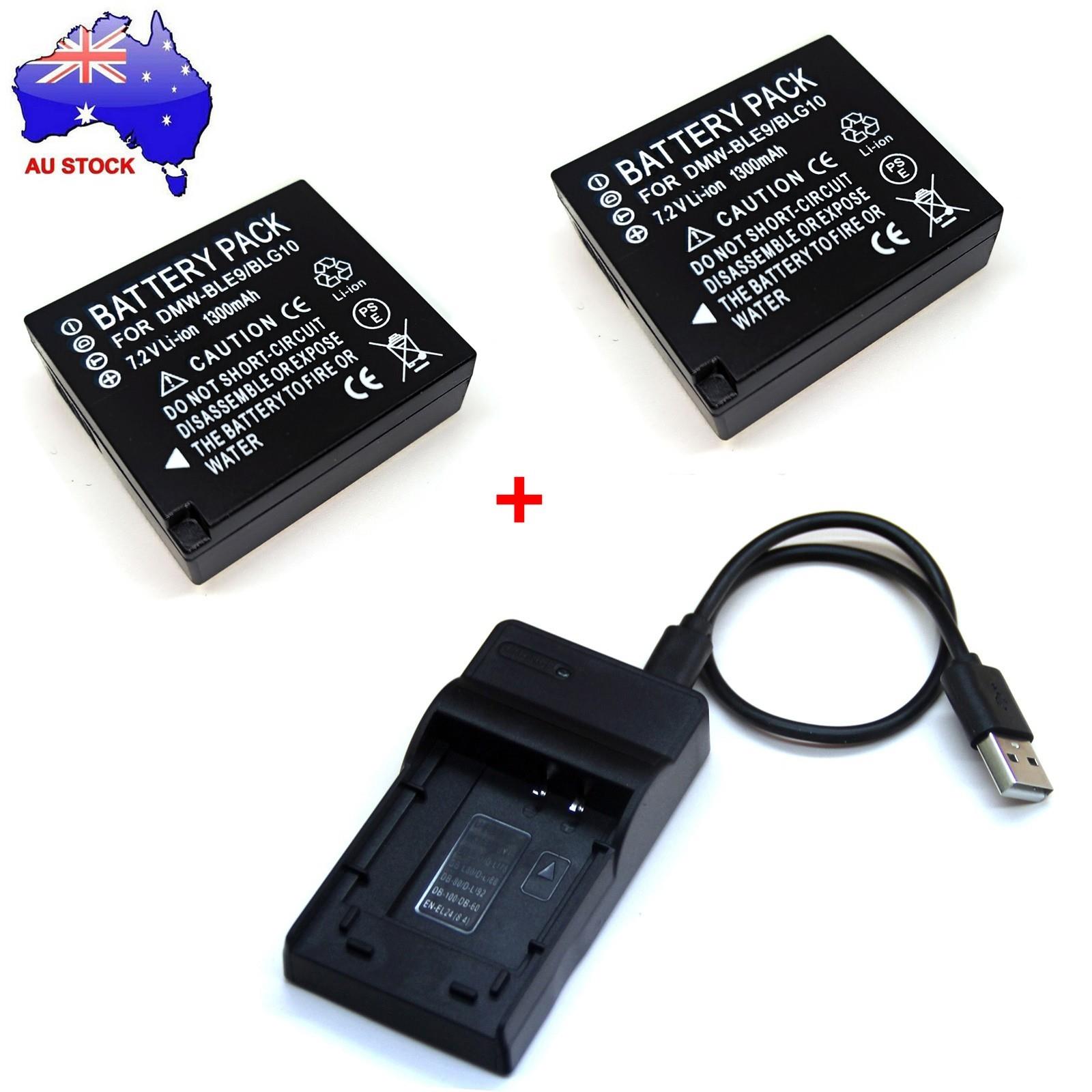 Battery / Charger For Panasonic Lumix Dmc-tz100 Dmc-tz101 Dmc-tz110 Dc-lx100 Ii