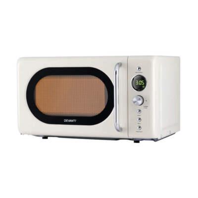 Devanti 20l Microwave Oven 700w Cream