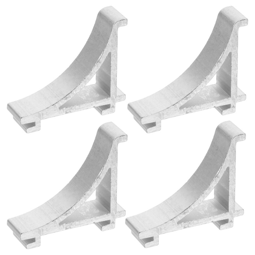 6 Pcs 6-pack Silver Refrigerator Replacement Hook) Fridge Brackets