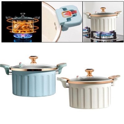 Glass Cooking Pot 8l With Lid Slow Cooker And Food Warmer