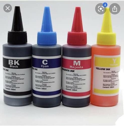 4 X 100ml Refill Ink For Hp 63, Hp63xl & Hp65, Hp 65xl, Hp67, Hp 67xl, 67xxl ...