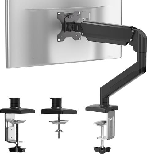Charmount Single Monitor Arm Desk Mount,snap On Installation Gas Spring Monit...