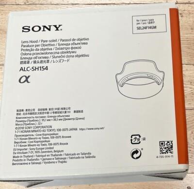 Sony Lens Hood Alc-sh154 For Fe 24mm F1.4 Gm (sel24f14gm)