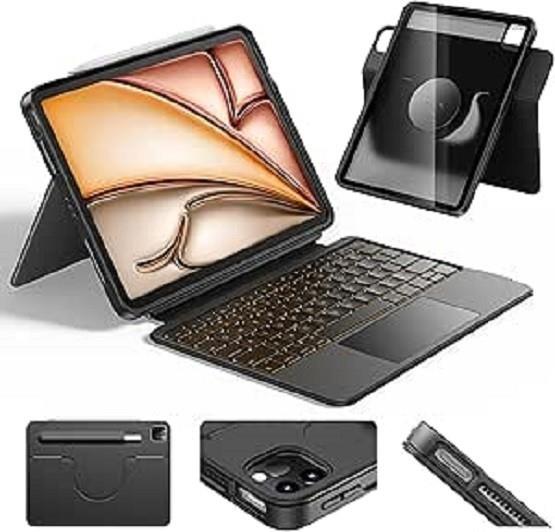Rotatable Keyboard For Ipad Air 11 Inch Case Keyboard M3 M2 2025 Ipad Pro 11