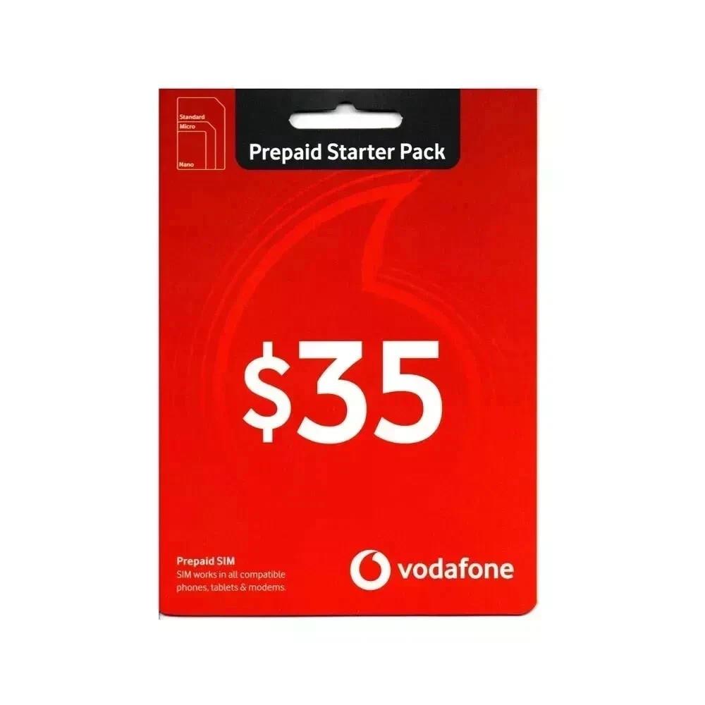 Pre-paid Sim Cards 50 $45 Vodafone Prepaid Sim Card 4g/5g Enabled