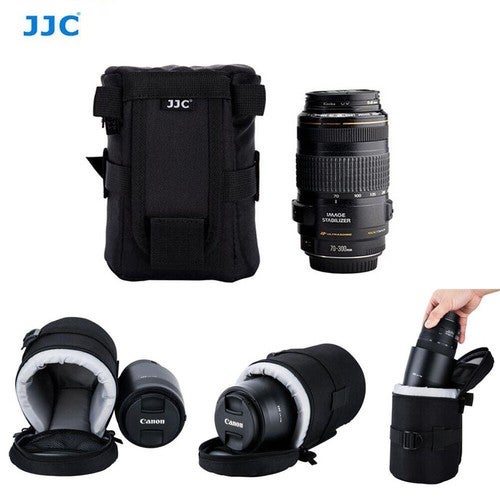 1018cm Jjc Deluxe Lens Pouch Bag For Nikon Af-s Nikkor 24-120mm F/4g Ed Vr Lens