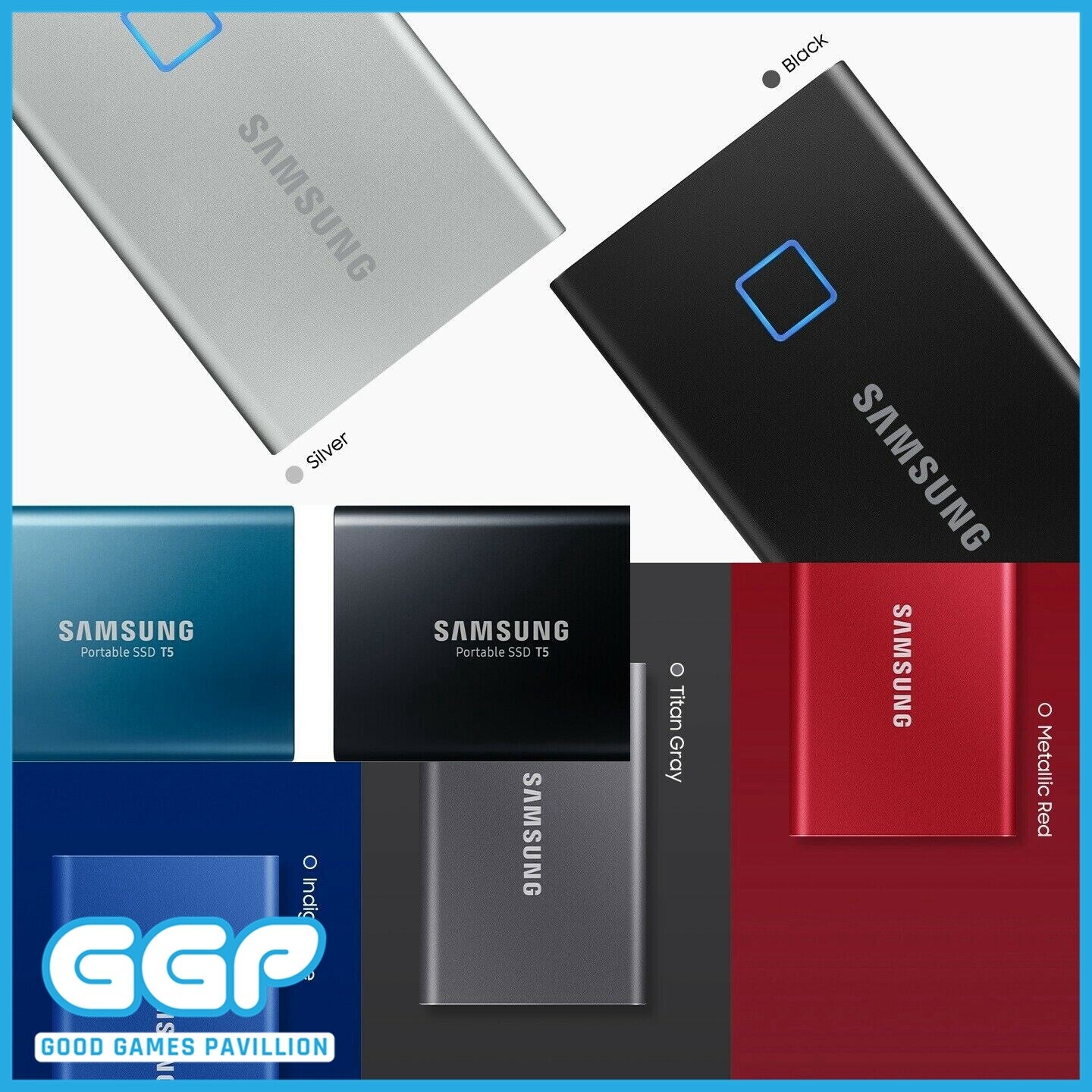 Samsung Portable Ssd T7 Shield T7 T5 External Solid State Drive 500gb 1tb 2tb