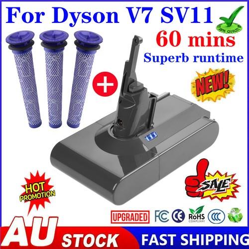 Battery & Filter For Dyson V7 Animal V7 Motorhead V7 Advanced V7 Fluffy Sv11