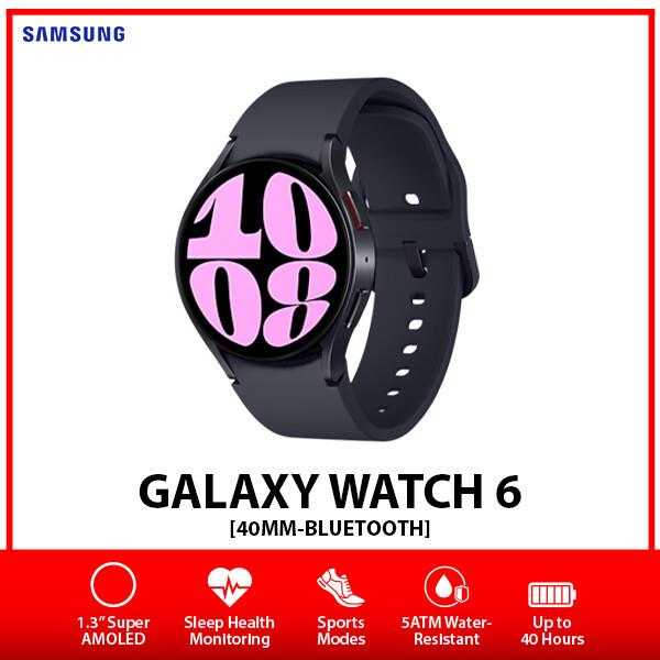 Samsung Galaxy Watch6 Android Smartwatch (40mm, Graphite, Bluetooth, New, Au)