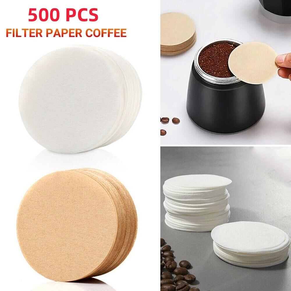 500pcs Filter Paper Coffee Tea Maker Replacement For Aeropress Accessories