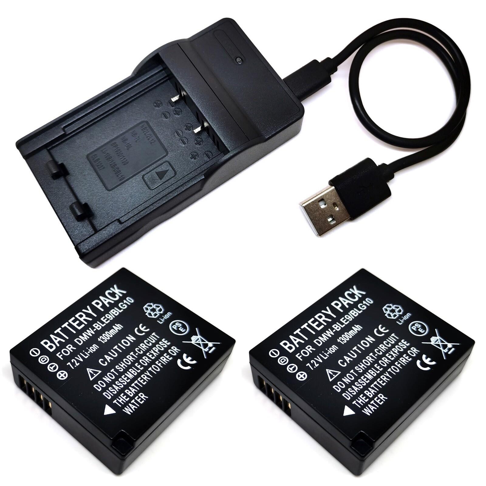Battery / Usb Charger For Panasonic Lumix Dc-tz202 Dc-tz220 Au Stock Brand