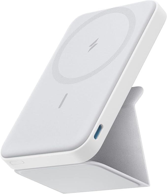 Anker 622 Magnetic Wireless Power Bank (maggo), 5000 Mah Foldable Magnetic Power