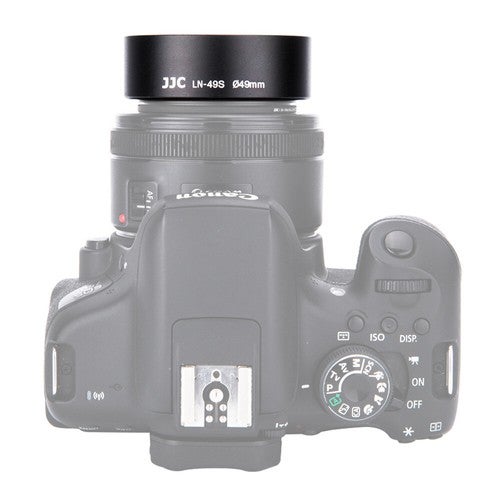 49mm Standard Lens Hood For Canon Ef 50mm F/1.8 Stm Sony E 50mm (35mm) F/1.8 Oss
